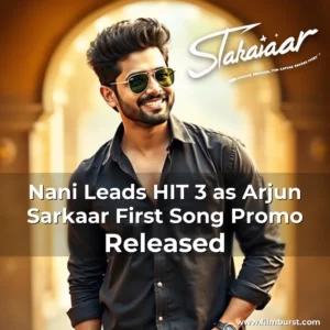 Artistic representation for Nani Leads HIT 3 as Arjun Sarkaar First Song Promo Released