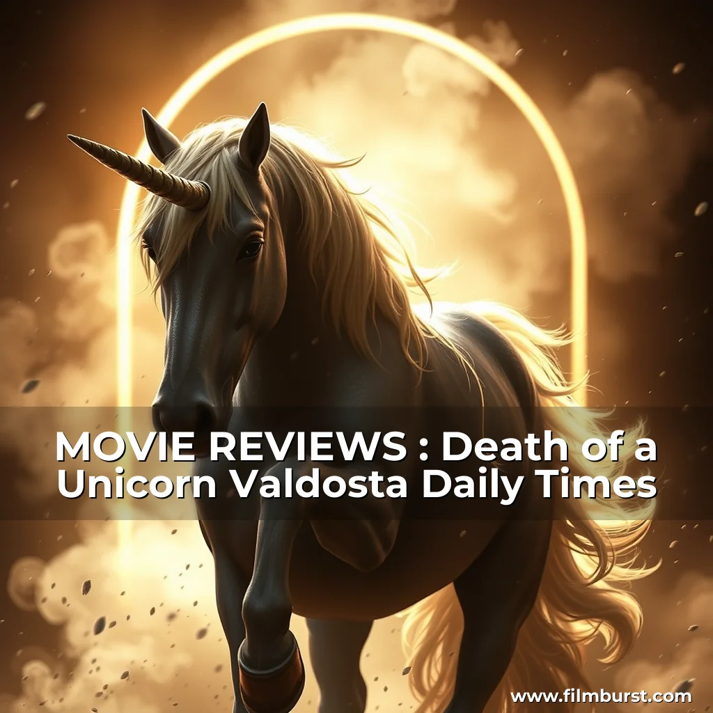 Read more about the article MOVIE REVIEWS : Death of a Unicorn