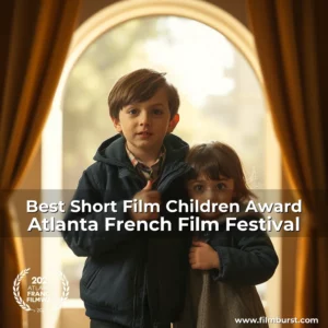Artistic representation for Best Short Film Children Award Atlanta French Film Festival