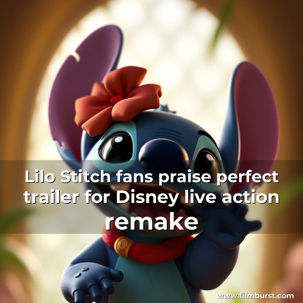 Read more about the article Lilo  Stitch fans praise perfect trailer for Disney live  action remake