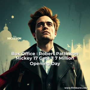 Artistic representation for Box Office : Robert Pattinson Mickey 17 Gets 7 7 Million Opening Day
