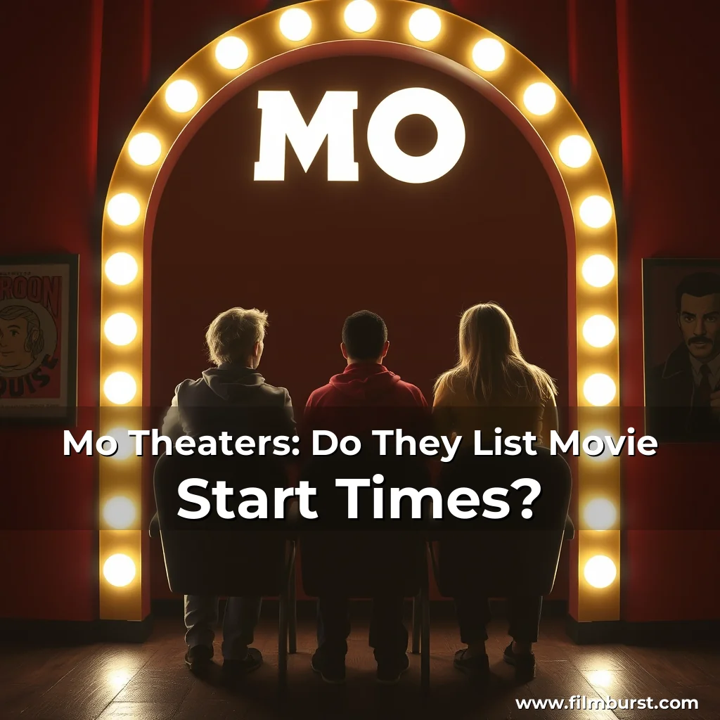 Read more about the article Mo Theaters: Do They List Movie Start Times?