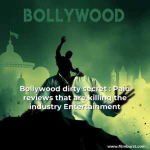 Artistic representation for Bollywood dirty secret : Paid reviews that are killing the industry Entertainment