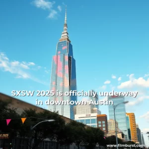 Artistic representation for SXSW 2025 is officially underway in downtown Austin