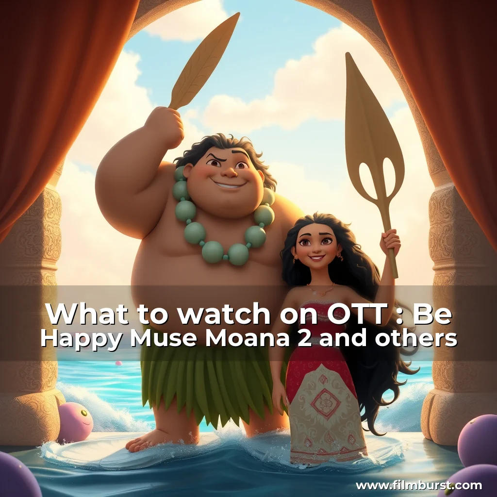 Read more about the article What to watch on OTT : Be Happy  Muse  Moana 2 and others