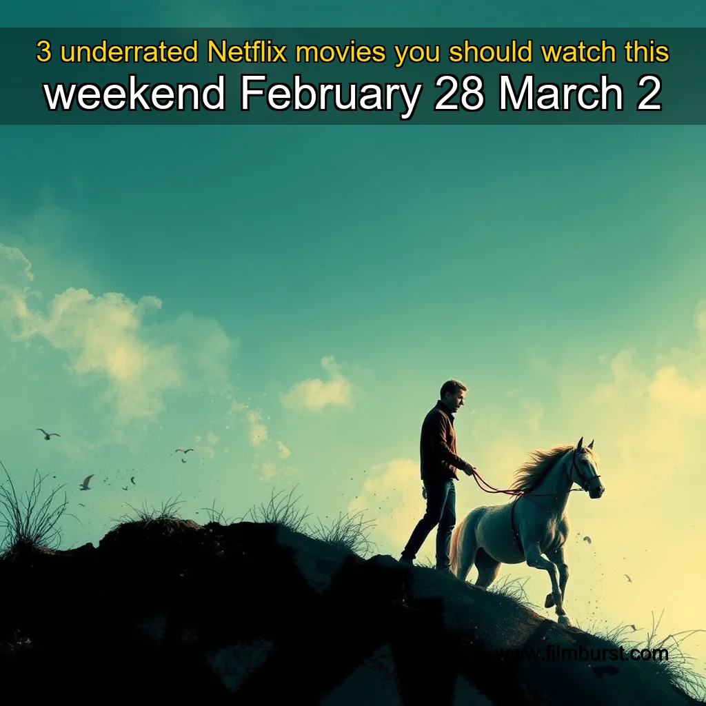 Read more about the article 3 underrated Netflix movies you should watch this weekend  February 28  March 2