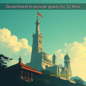 Artistic representation for Government to provide grants for 32 films
