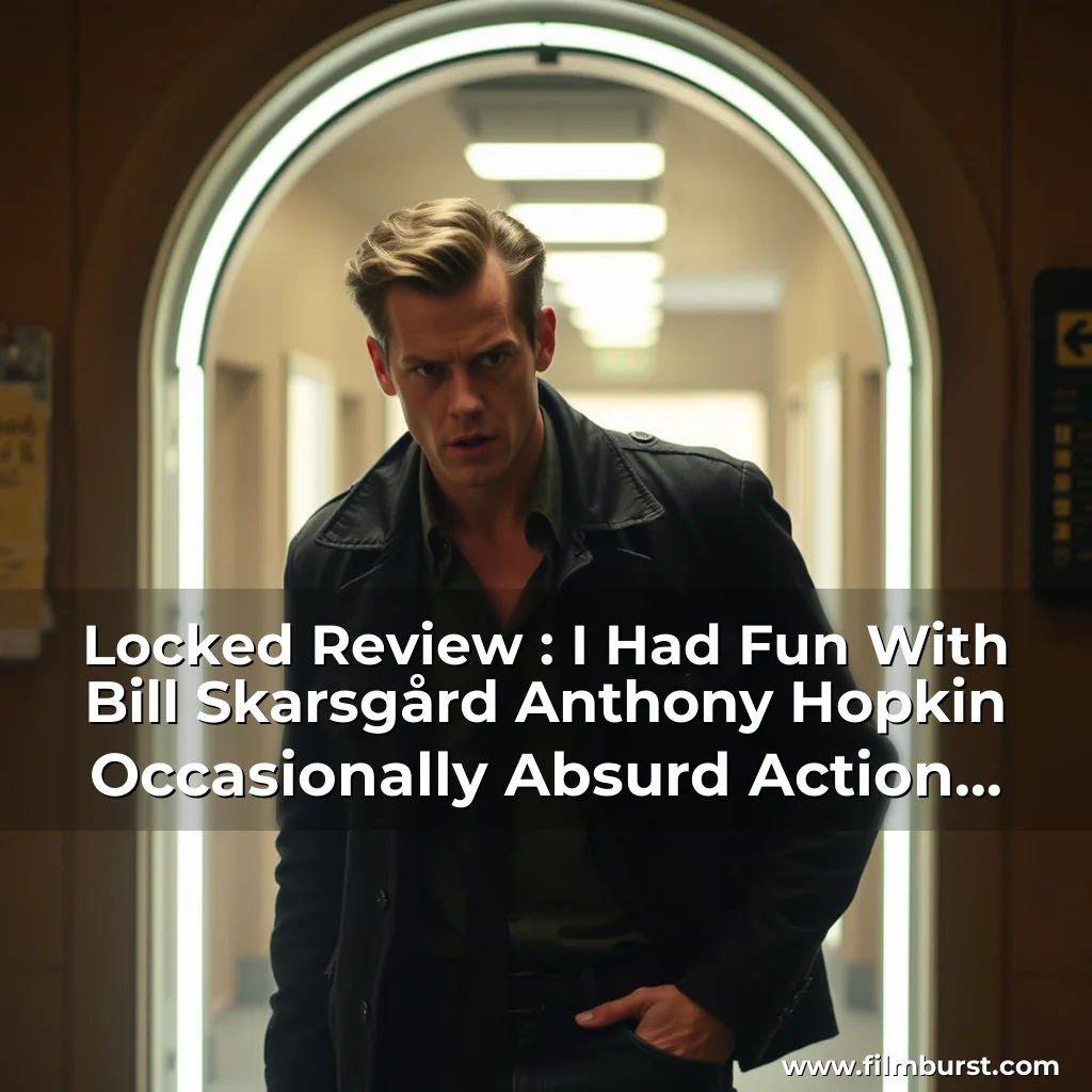 Read more about the article Locked Review : I Had Fun With Bill Skarsgård  Anthony Hopkin Occasionally Absurd Action Thriller Despite A Flawed First Impression