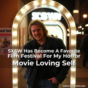 Artistic representation for SXSW Has Become A Favorite Film Festival For My Horror Movie Loving Self