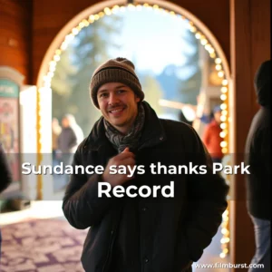 Artistic representation for Sundance says thanks Park Record