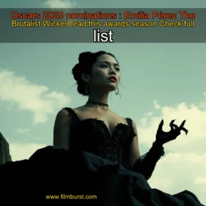 Artistic representation for Oscars 2025 nominations : Emilia Pérez The Brutalist Wicked lead this awards season Check full list