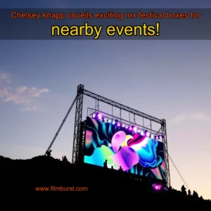 Artistic representation for Chelsey knapp unveils exciting rox festival boxes for nearby events!
