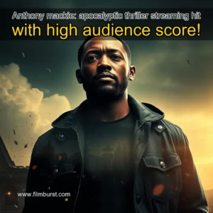 Artistic representation for Anthony mackie: apocalyptic thriller streaming hit with high audience score!