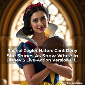 Artistic representation for Rachel Zegler Haters Cant Deny She Shines As Snow White In Disney’S Live-Action Version Of The Classic Fairy Tale.