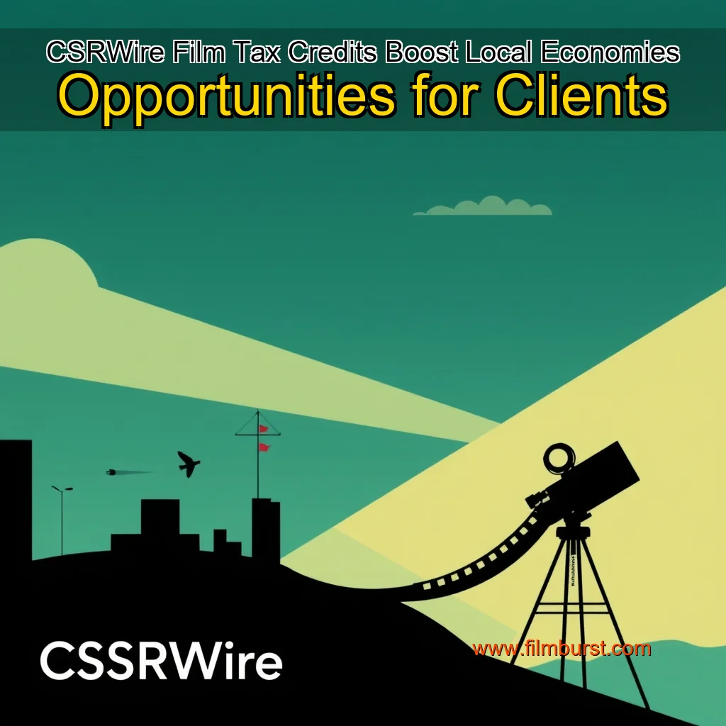 Read more about the article CSRWire  Film Tax Credits Boost Local Economies  Opportunities for Clients