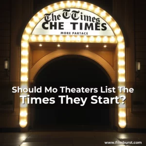 Artistic representation for Should Mo Theaters List The Times They Start?