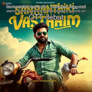 Artistic representation for Sankranthiki Vasthunam : Venkatesh Daggubati starrer comedy adventure flick shatters records on OTT debut