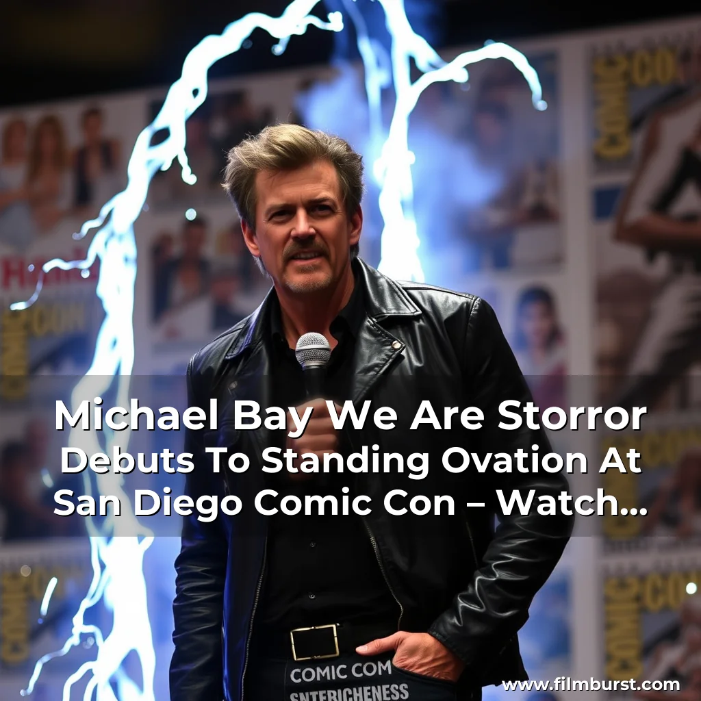 Read more about the article Michael Bay  We Are Storror   Debuts To Standing Ovation At San Diego Comic Con  –  Watch The Video Here!