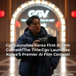 Artistic representation for Cgv Launches Korea First Ai Film Contest!The Title:Cgv Launches Korea'S Premier Ai Film Contest!