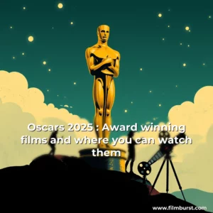 Artistic representation for Oscars 2025 : Award winning films and where you can watch them
