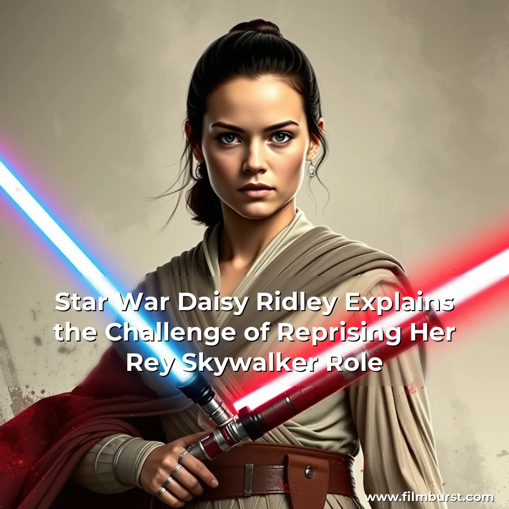 Read more about the article Star War Daisy Ridley Explains the Challenge of Reprising Her Rey Skywalker Role