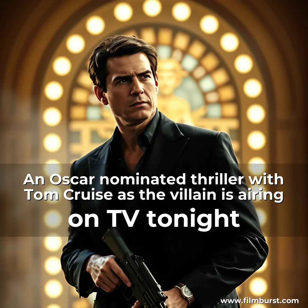 Read more about the article An Oscar nominated thriller with Tom Cruise as the villain is airing on TV tonight