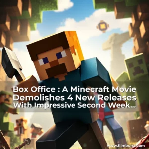 Artistic representation for Box Office : A Minecraft Movie Demolishes 4 New Releases With Impressive Second Week Drop