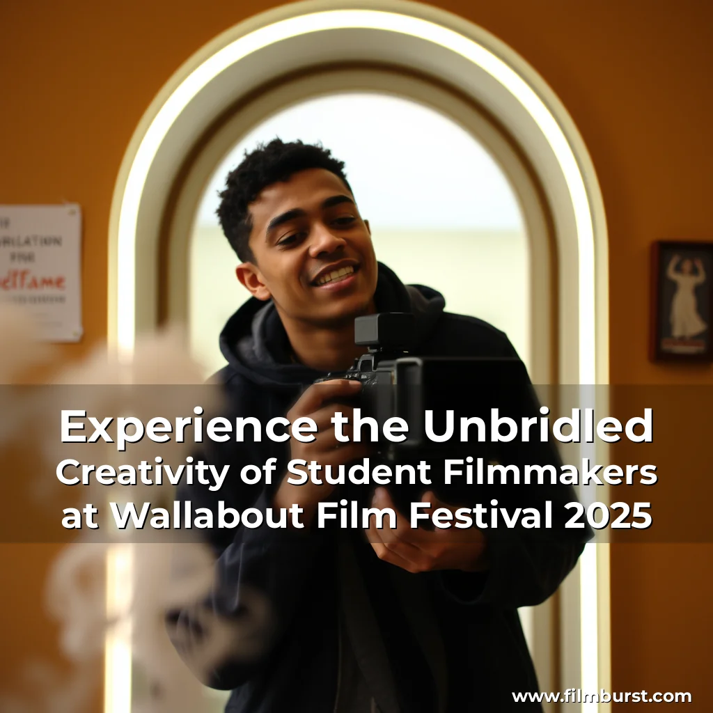 Artistic representation for Experience the Unbridled Creativity of Student Filmmakers at Wallabout Film Festival 2025