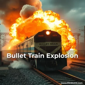 Artistic representation for Bullet Train Explosion