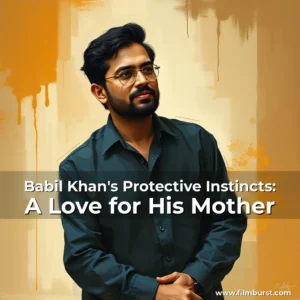 Artistic representation for Babil Khan's Protective Instincts: A Love for His Mother