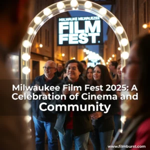 Artistic representation for Milwaukee Film Fest 2025: A Celebration of Cinema and Community