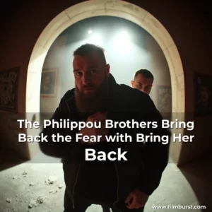 Artistic representation for The Philippou Brothers Bring Back the Fear with Bring Her Back