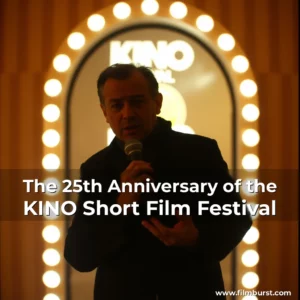 Artistic representation for The 25th Anniversary of the KINO Short Film Festival