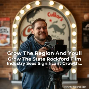 Artistic representation for Grow The Region And Youll Grow The State Rockford Film Industry Sees Significant Growth Over Recent Years, Contributing To The Local Economy And Cultural Landscape.