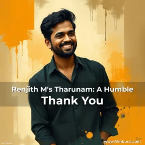 Artistic representation for Renjith M's Tharunam: A Humble Thank You