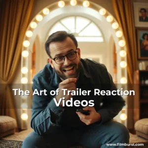 Artistic representation for The Art of Trailer Reaction Videos