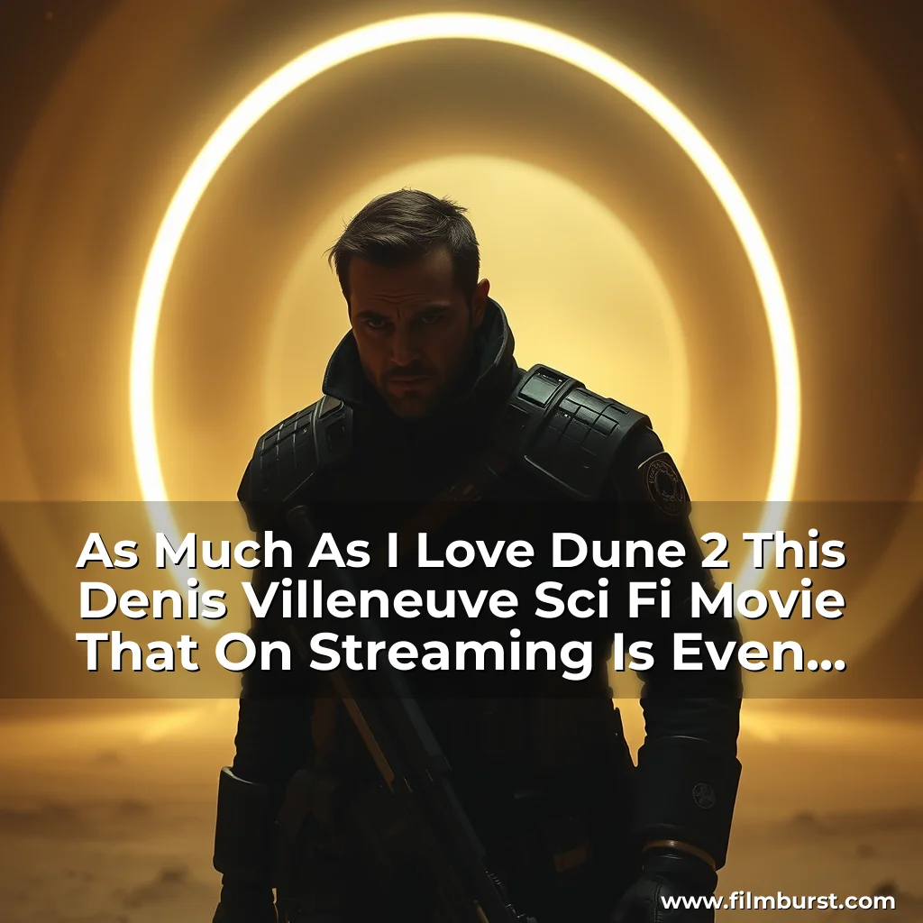 Artistic representation for As Much As I Love Dune 2 This Denis Villeneuve Sci Fi Movie That On Streaming Is Even Better