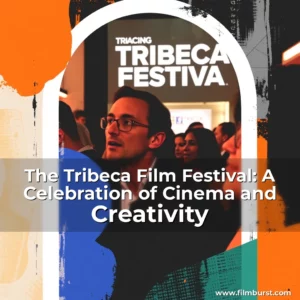 Artistic representation for The Tribeca Film Festival: A Celebration of Cinema and Creativity
