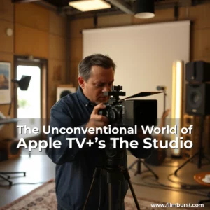 Artistic representation for The Unconventional World of Apple TV+’s The Studio