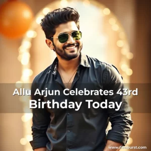 Artistic representation for Allu Arjun Celebrates 43rd Birthday Today