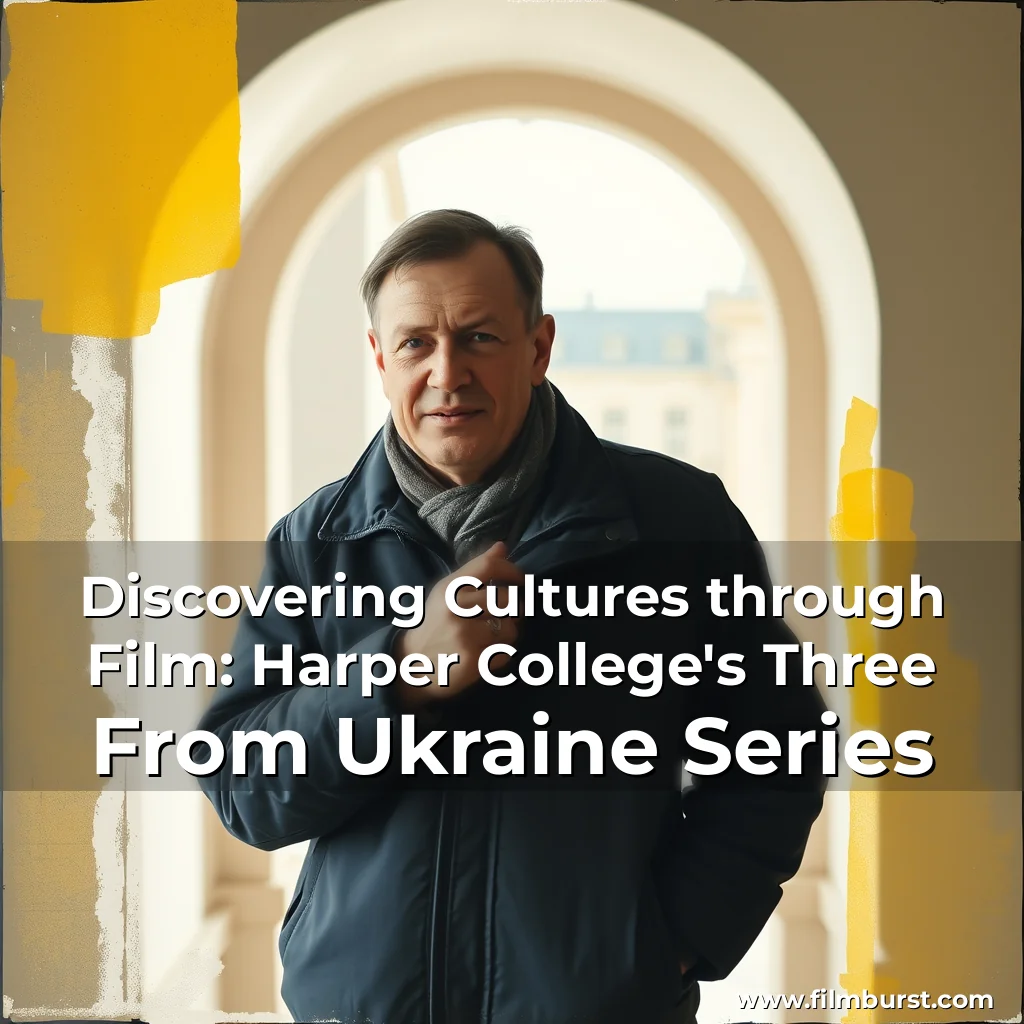Artistic representation for Discovering Cultures through Film: Harper College's Three From Ukraine Series