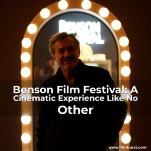 Artistic representation for Benson Film Festival: A Cinematic Experience Like No Other