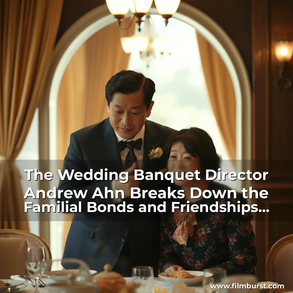 Read more about the article The Wedding Banquet Director Andrew Ahn Breaks Down the Familial Bonds and Friendships at the Movie’s Core