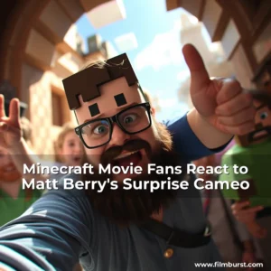 Artistic representation for Minecraft Movie Fans React to Matt Berry's Surprise Cameo