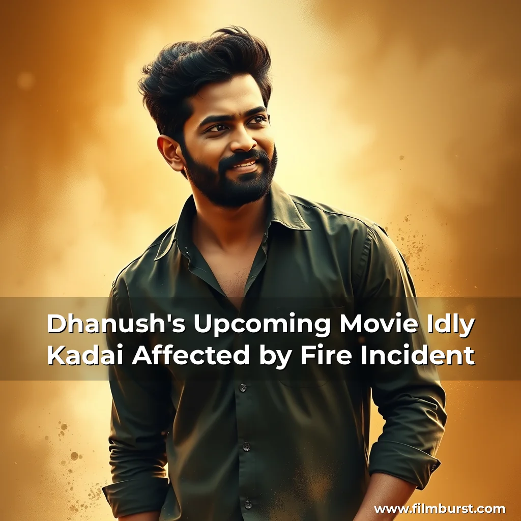 Read more about the article Dhanush’s Upcoming Movie Idly Kadai Affected by Fire Incident