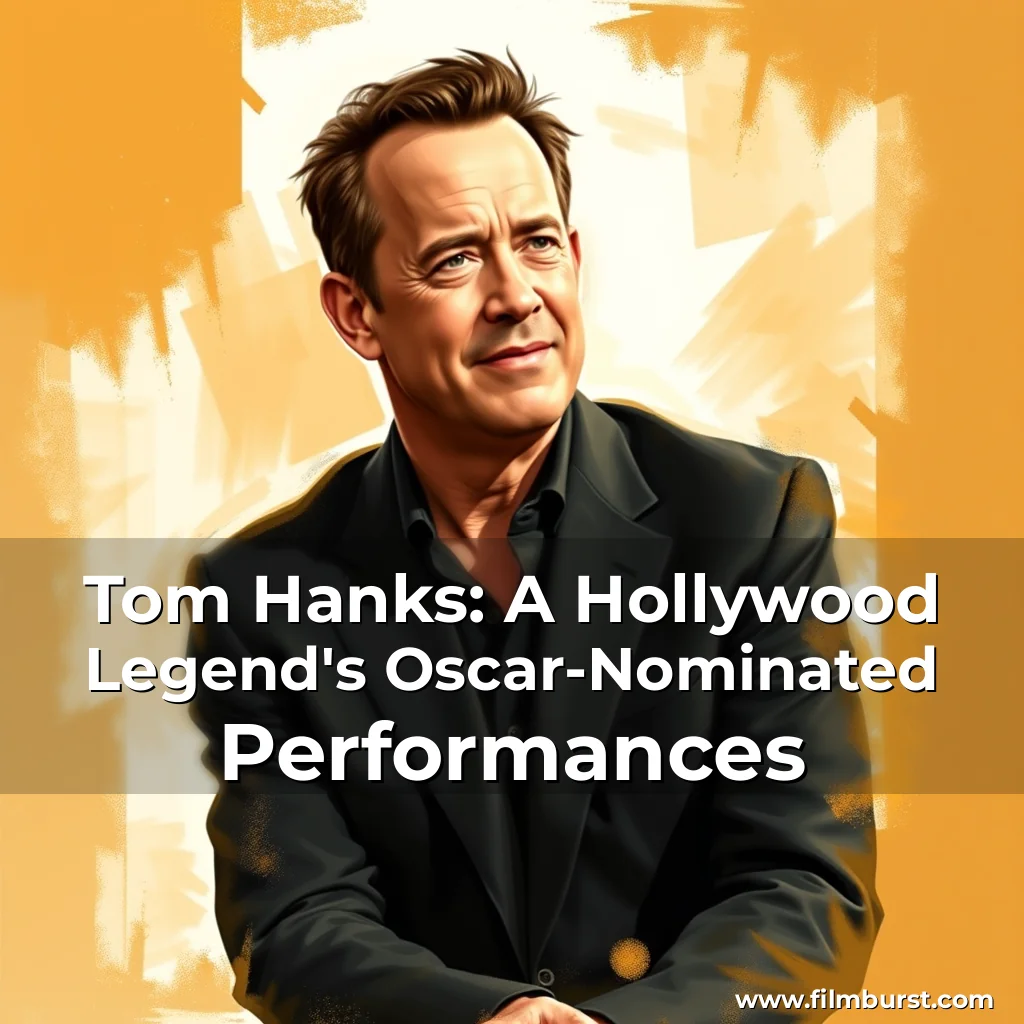 Artistic representation for Tom Hanks: A Hollywood Legend's Oscar-Nominated Performances