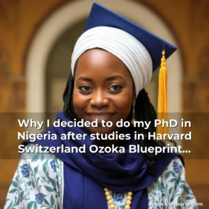 Artistic representation for Why I decided to do my PhD in Nigeria after studies in Harvard Switzerland Ozoka Blueprint Newspapers Limited