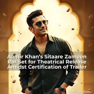 Artistic representation for Aamir Khan’s Sitaare Zameen Par Set for Theatrical Release Amidst Certification of Trailer