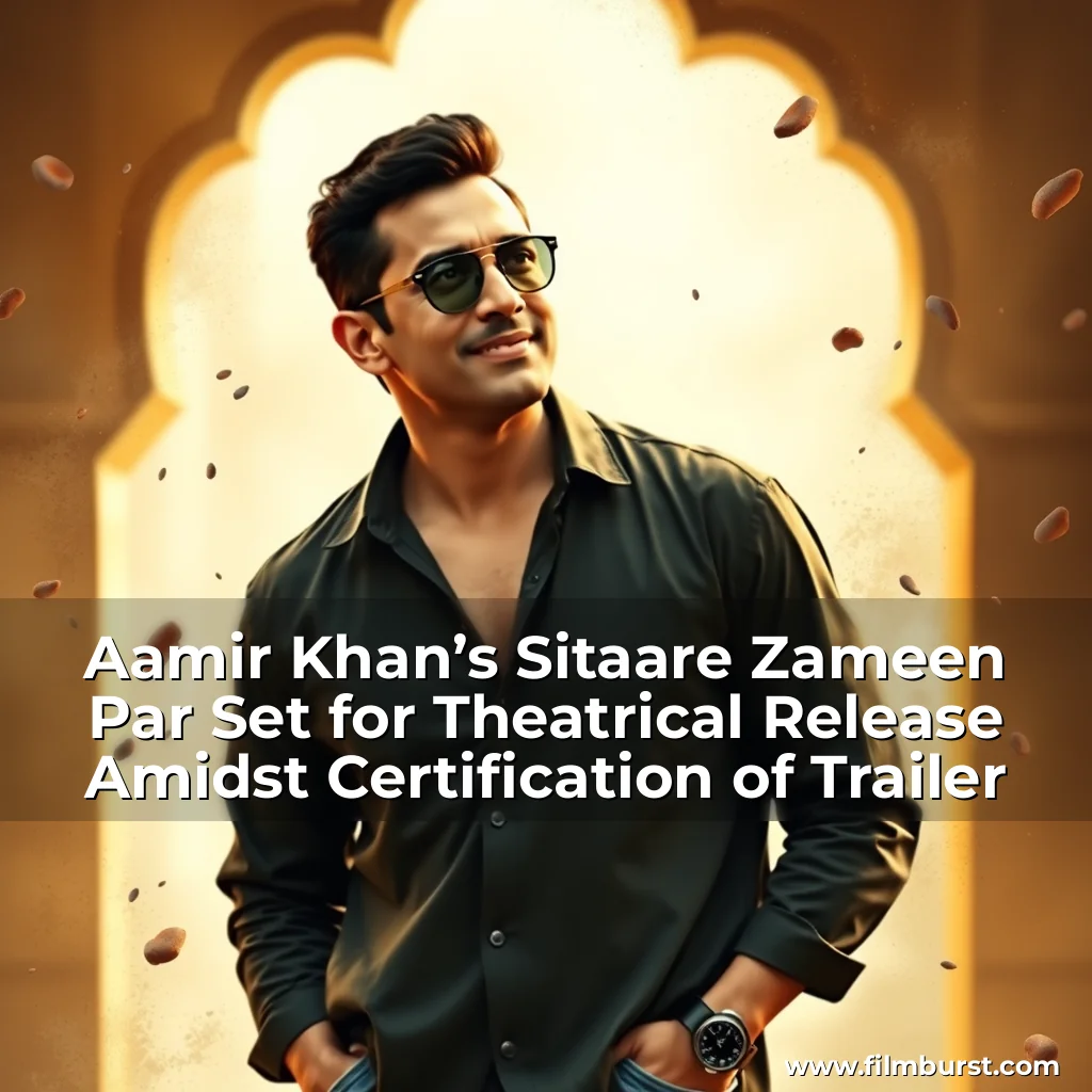 Read more about the article Aamir Khan’s Sitaare Zameen Par Set for Theatrical Release Amidst Certification of Trailer