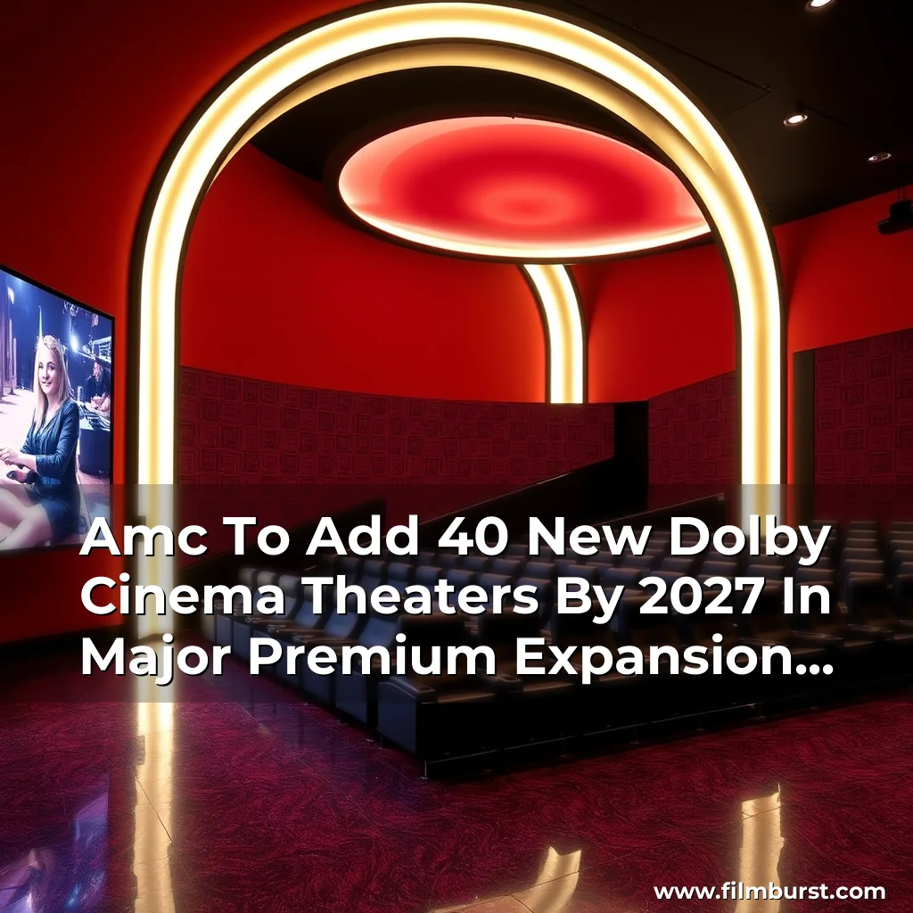 Read more about the article Amc To Add 40 New Dolby Cinema Theaters By 2027 In Major Premium Expansion Locations. The Company Plans To Invest $1.
